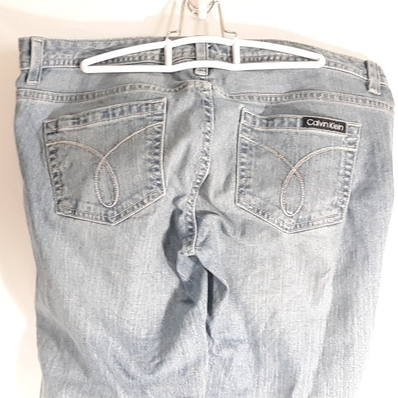 Calvin Klein Jeans Capris Size 10 Folded Cuff - Picture 5 of 8